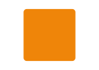 Orange Künstlerfarben